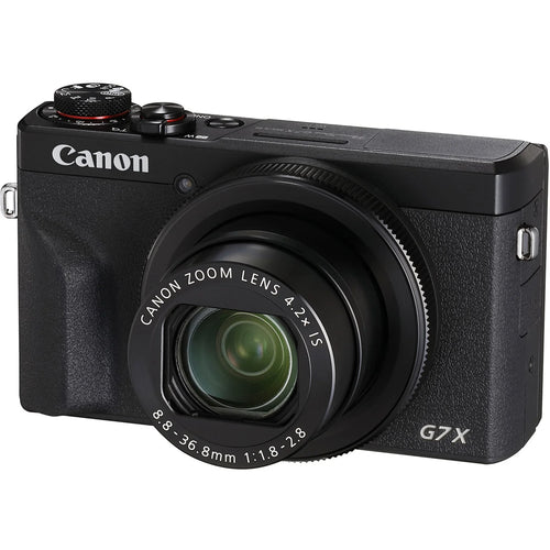 Canon PowerShot G7 X Mark III – 4K Vlogging Camera | 20.1MP, Wi-Fi & Bluetooth (Black)